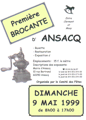 L'affiche de la Brocante